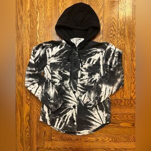 H&M Black and White Divided Jacket